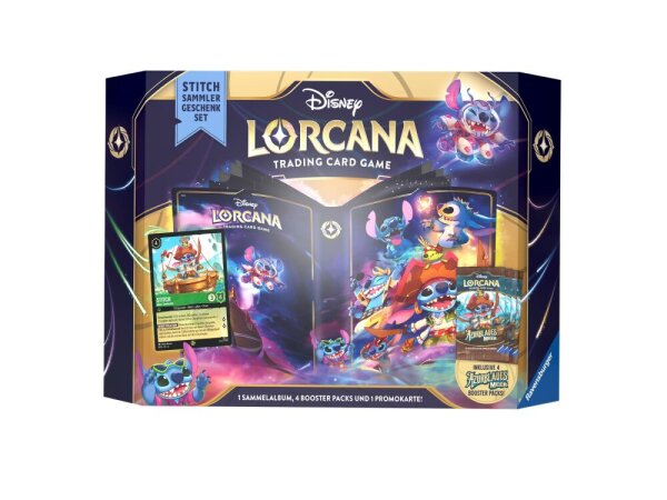 Disney Lorcana: Azurblaues Meer - Stitch Sammler Geschenk Set