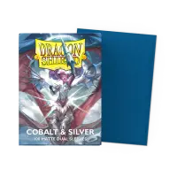 Cobalt & Silver - Matte Dual Sleeves - Standard Size