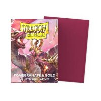 Pomegranate & Gold - Matte Dual Sleeves - Standard Size