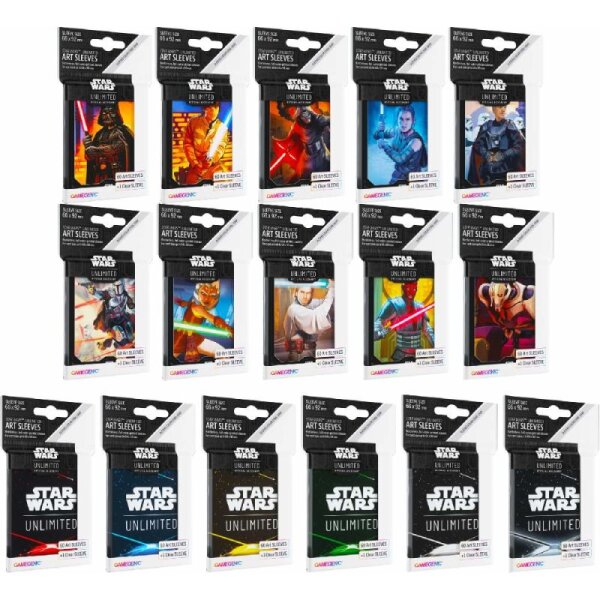 Star Wars unlimited Art Sleeves (60 Sleeves)