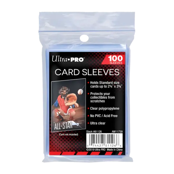 Ultra Pro | 2.5" x 3.5" Soft | Trading Card Penny Sleeves (100ct)