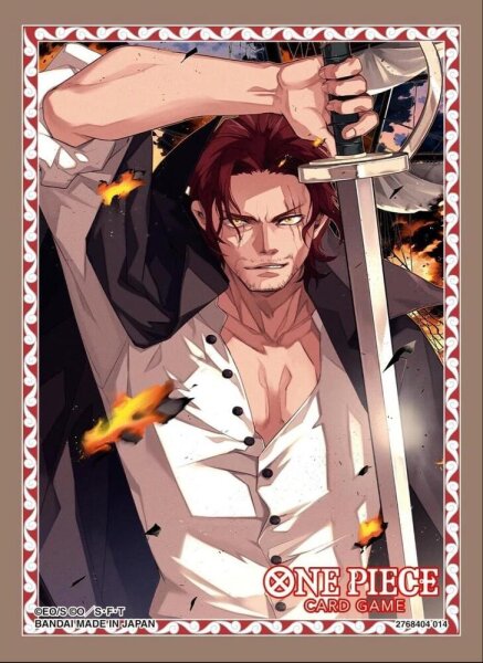 Bandai Artwork Kartenhüllen - Standardgröße (70 Stück) - Shanks (One Piece)