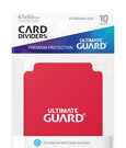 Card Dividers Standard Size (10) - Red