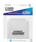 Card Dividers Standard Size (10) - Transparent