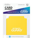 Card Dividers Standard Size (10) - Yellow